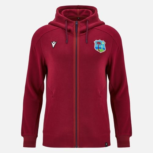 West Indies Cricket 2024/25 adults' full zip travel top - Macron - Modalova