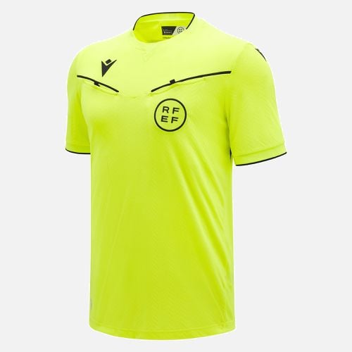 Comité Técnico de Árbitros 2024/26 referee neon yellow shirt - Macron - Modalova