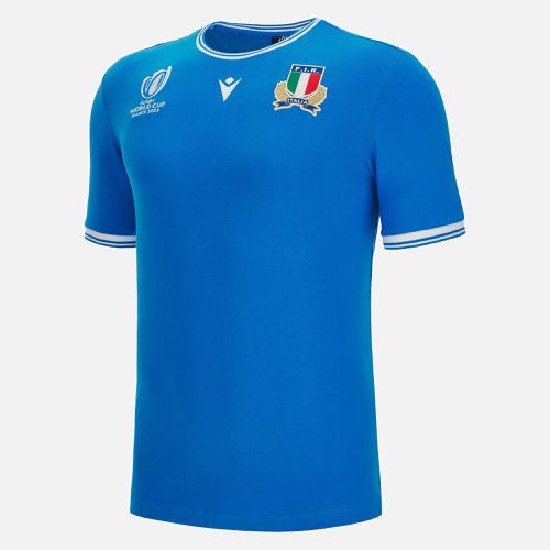 Rugby World Cup 2023 Italia Rugby adults' official polycotton t-shirt - Macron - Modalova
