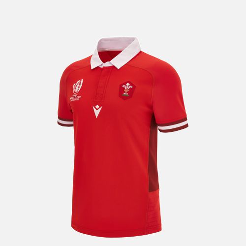 Rugby World Cup 2023 Welsh Rugby junior home slim fit match shirt - Macron - Modalova