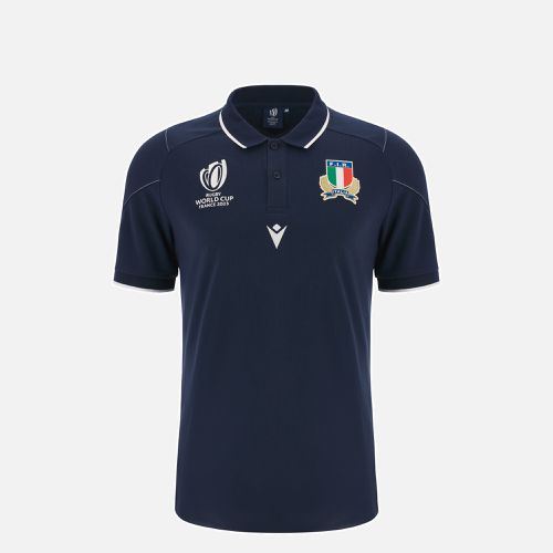 Rugby World Cup 2023 Italia Rugby junior player travel polo shirt - Macron - Modalova