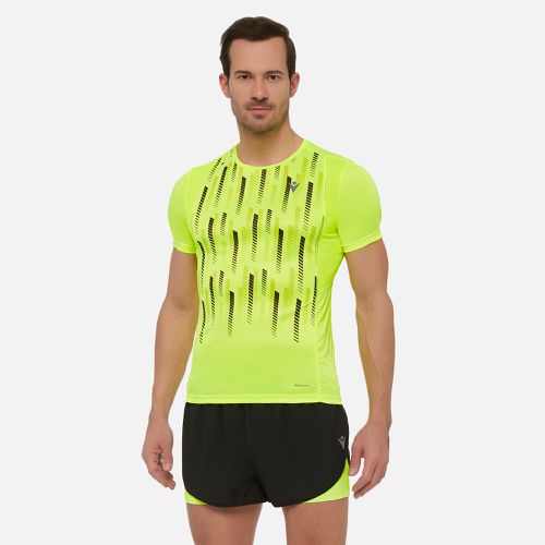Men's running t-shirt kenny neon yellow - Macron - Modalova