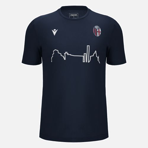Bologna FC 1909 2023/24 adults' fan line navy t-shirt - Macron - Modalova