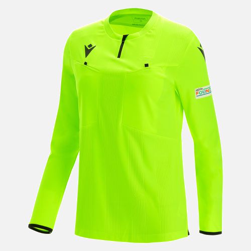 Uefa 2021 referee woman neon yellow shirt - Macron - Modalova