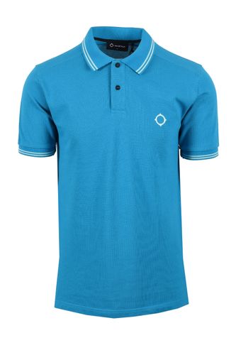 Double Tipped Polo Shirt Vallarta Blue Size: SIZE M - Ma.Strum - Modalova