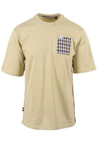 Club Check Pocket T-shirt Beige Size: SIZE M - Aquascutum - Modalova