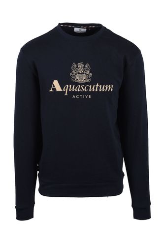 Active Big Logo Sweatshirt Size: SIZE M - Aquascutum - Modalova