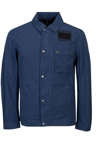 Workers Casual Jacket Washed Cobalt Size: SIZE M - Barbour Steve McQueen - Modalova