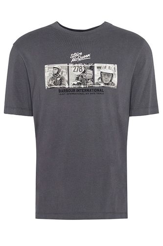 Firebird Tee Asphalt Size: SIZE L - Barbour Steve McQueen - Modalova