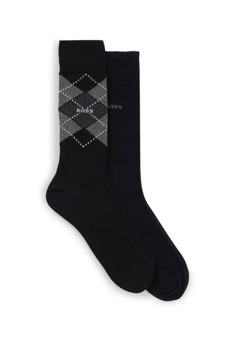 Boss 2 Pack Argyle Socks Size: UK 6 -11 - BOSS Accessories - Modalova