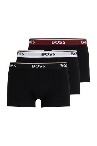Boss 3p Power Boxer Trunks Burgundy/blk/white Size: S - BOSS Accessories - Modalova