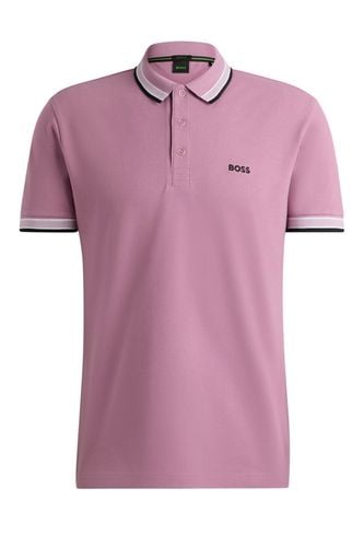 Boss Paddy Polo Shirt Light Pastel Purple Size: SIZE L - BOSS Green - Modalova