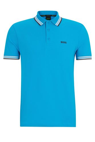 Boss Paddy Polo Shirt Turquoise Size: SIZE M - BOSS Green - Modalova