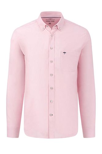 Long Sleeved Oxford Button Down Collar Shirt Pink Size: S - Fynch-Hatton - Modalova
