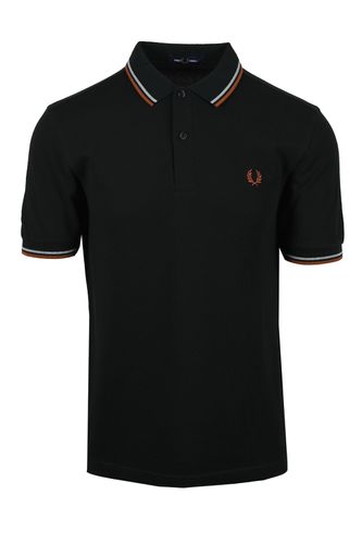 Twin Tipped Polo Shirt Ngree/slvbl/marm Size: SIZE 2XL - Fred Perry - Modalova