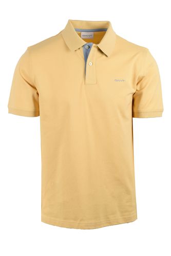 Contrast Collar Ss Polo Shirt Dusty Size: SIZE M - Gant - Modalova
