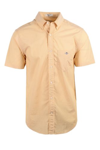 Reg Poplin Short Sleeve Shirt Dusty Size: SIZE M - Gant - Modalova