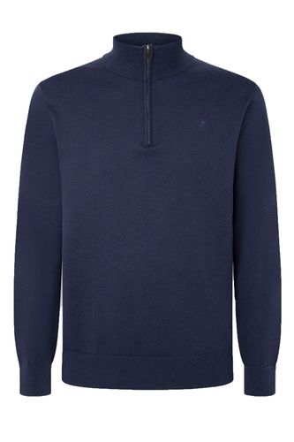 Cotton Silk Half Zip Knitwear Size: SIZE XL - Hackett - Modalova