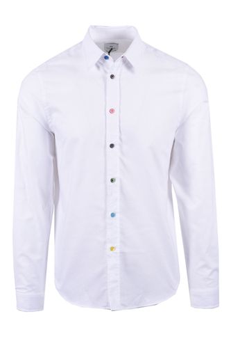 Sport Stripe Button Shirt Size: SIZE M - Paul Smith - Modalova