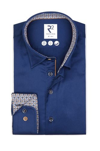 Hidden Button-Down Blue Shirt Size: 15.75/40 - R2 - Modalova