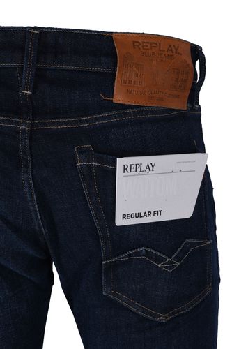 Waitom Regular Fit Jeans Dark Denim Size: 32W32L - Replay - Modalova