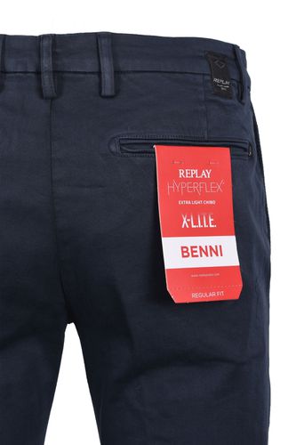Benni Cotton Trouser Size: 30W32L - Replay - Modalova