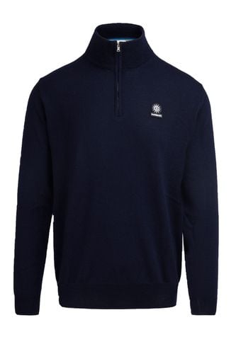 Quarter zip Merino Knitwear Size: SIZE M - Sandbanks - Modalova