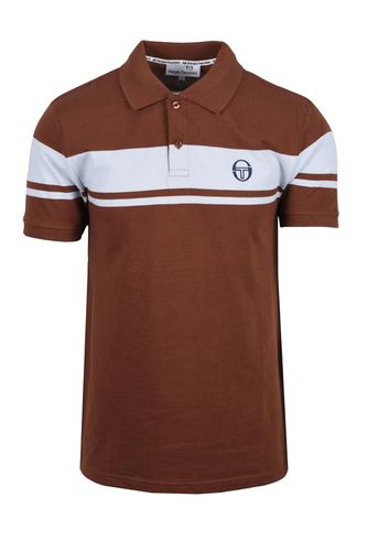 Young Line Polo Cappuccino/celestial Blue Size: SIZE M - Sergio Tacchini - Modalova