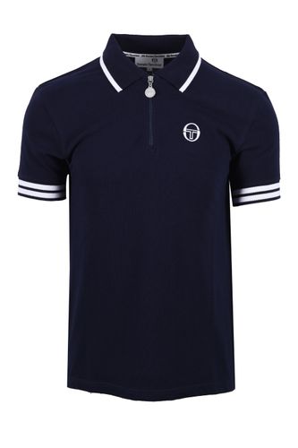 New Iceberg Zip Polo Navy/white Size: SIZE M - Sergio Tacchini - Modalova