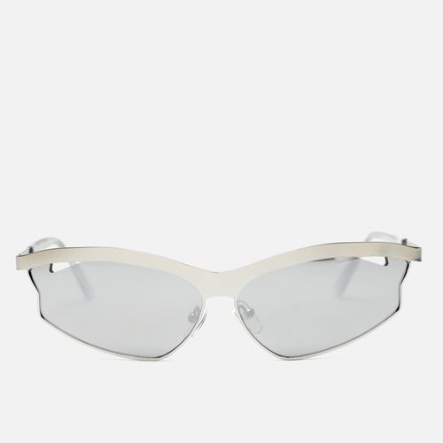 Silvery gafas de sol ojo de gato con montura metálica - MISAKO - Modalova