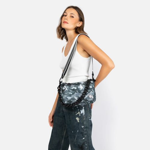 Aixa bolso bandolera con doble asa de nylon reciclado - MISAKO - Modalova