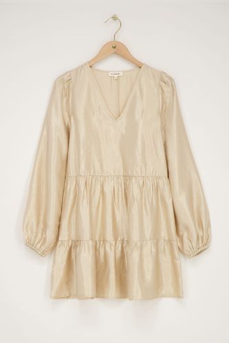 Robe beigeà volants | My Jewellery - My jewellery - Modalova