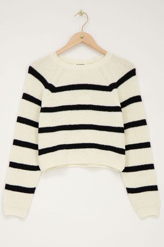 Schwarz-weiß gestreifter Pullover | - My jewellery - Modalova