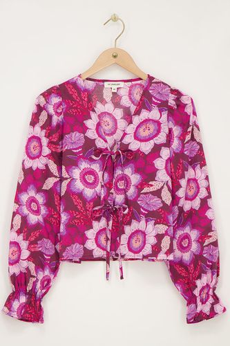 Top mit Schleifen und rosa Blumenprint | - My jewellery - Modalova