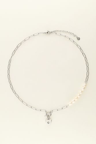 Gliederkette mit Perlen&Herz | - My jewellery - Modalova