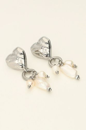 Ohrringe mit Herz und Perlen | - My jewellery - Modalova