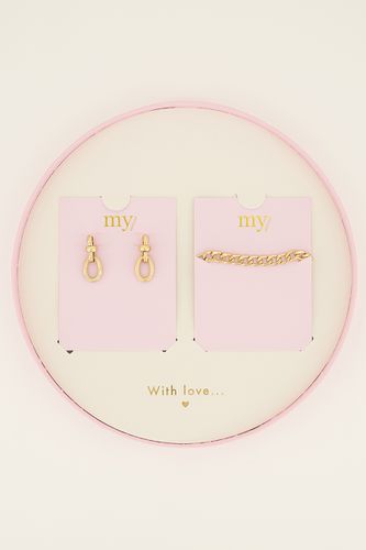 Geschenkbox mit Ohrringen und Gliederarmband | - My jewellery - Modalova