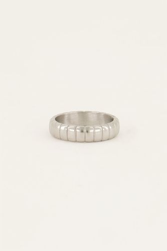 Iconic schmaler Ring mit Rippung | - My jewellery - Modalova