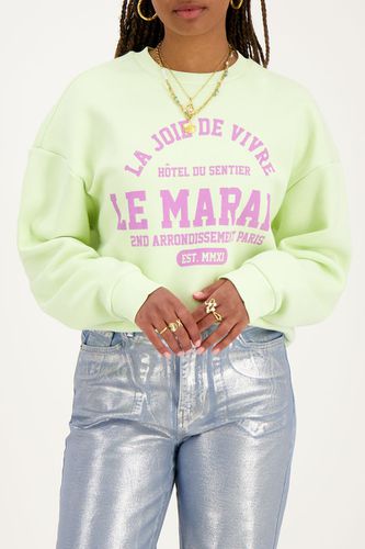 Hellgrünes Sweatshirt''Le Marais''| - My jewellery - Modalova