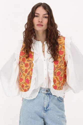 Gilet sans manches réversible multicolore avec volants | - My jewellery - Modalova