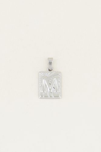 Rechteckiger Charm mit Initial | - My jewellery - Modalova