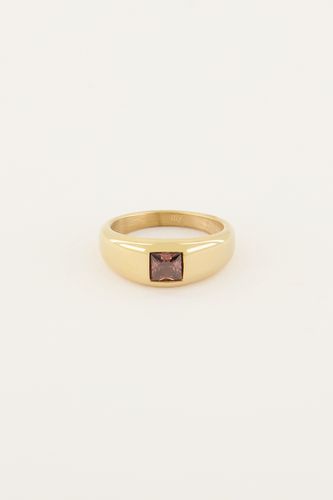 MOOD Ring mit quadratischem Stein | - My jewellery - Modalova