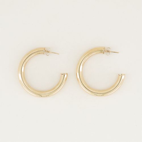 Medium round hoop earrings | - My jewellery - Modalova