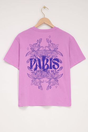 T-Shirt"Paris"mit Blumen | - My jewellery - Modalova