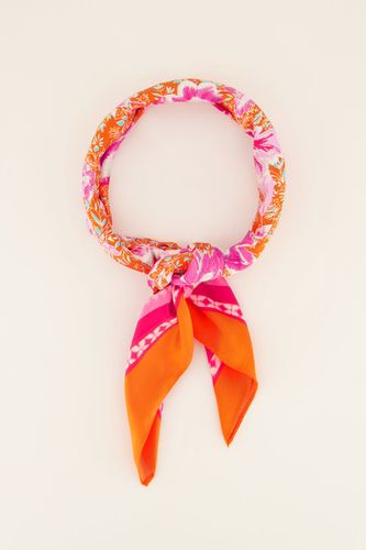 Orangefarbenes Tuch mit Blumen | - My jewellery - Modalova