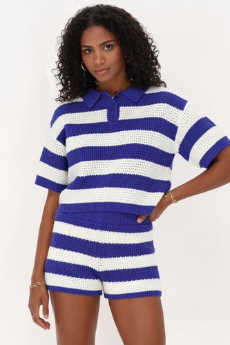Polo bleuà rayures | My Jewellery - My jewellery - Modalova