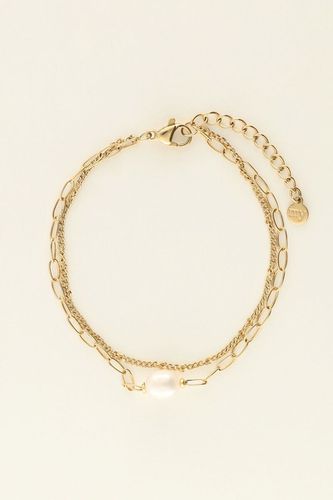 Armband mit Gliedern und Perlen | - My jewellery - Modalova