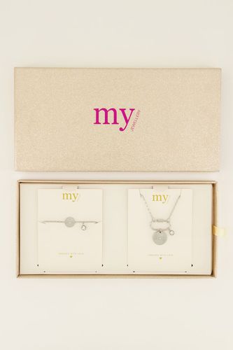 Geschenkbox mit strassbesetztem Schmuckset und Anhänger | - My jewellery - Modalova