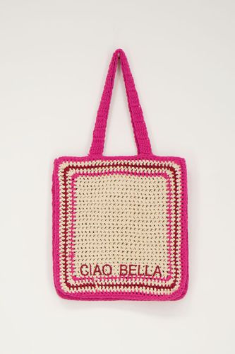 Dunkelpinke Häkeltasche"Ciao Bella"| - My jewellery - Modalova