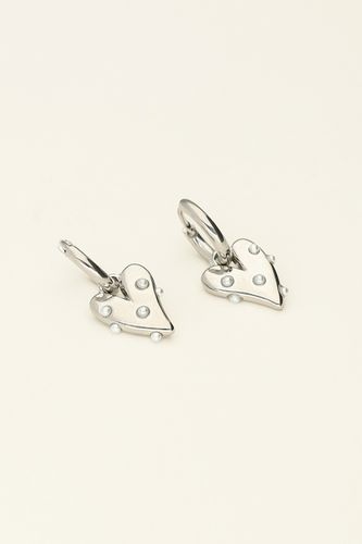 Kleine Ohrringe mit Herz&Perlen | - My jewellery - Modalova